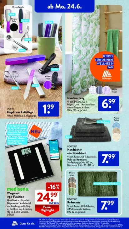 Handtücher oder Duschtuch