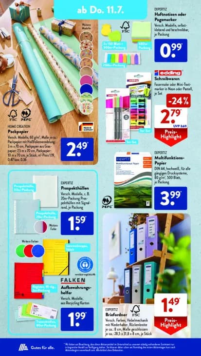 Multifunktions-Papier