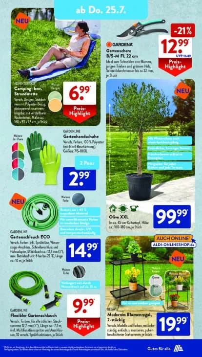 Camping- bzw. Strandmatte