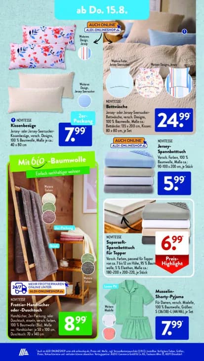 Jersey-Spannbetttuch