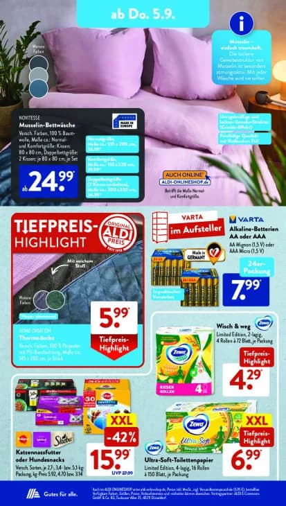 Alkaline-Batterien AA oder AAA