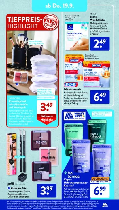 Kosmetikpinsel oder Abschmink- und Waschpads