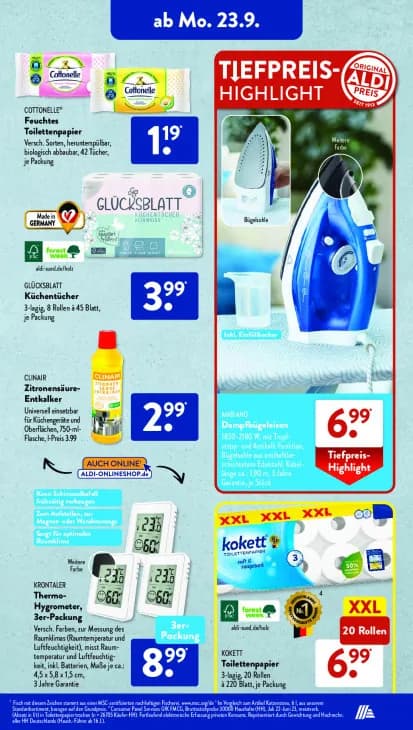 Zitronensäure-Entkalker