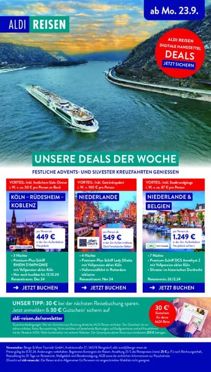 Kreuzfahrt Niederlande & Belgien