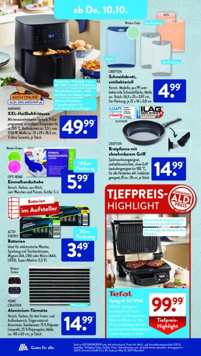 XXL-Heißluftfritteuse