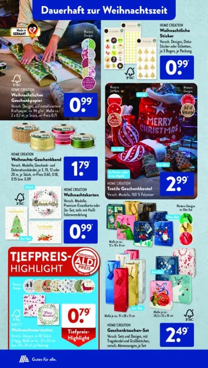 Weihnachtsservietten