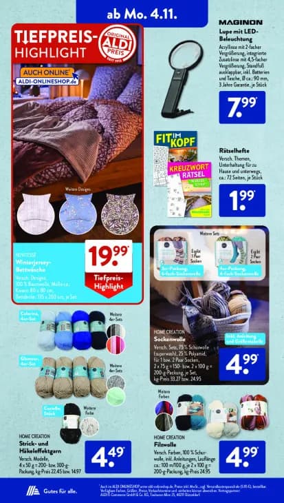 Strick- und Häkeleffektgarn