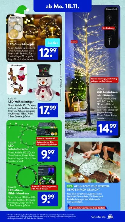 LED-Glas-Lichtkugeln