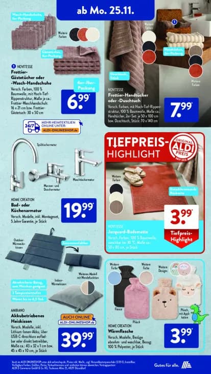 Frottier-Gästetücher oder -Wasch-Handschuhe