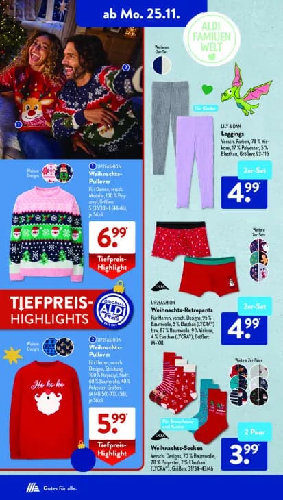 Weihnachts-Retropants