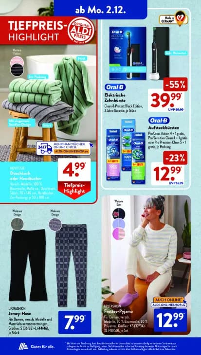 Duschtuch oder Handtücher