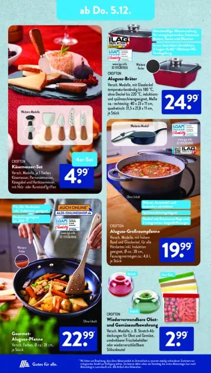 Aluguss-Großraumpfanne