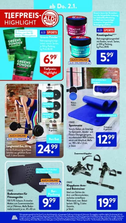 Langhantel-Set, 20 kg