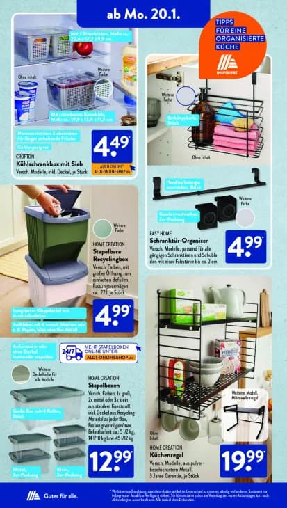 Schranktür-Organizer