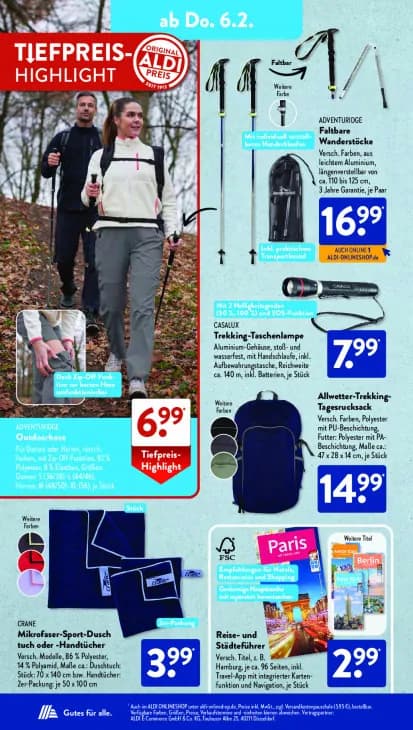 Faltbare Wanderstöcke