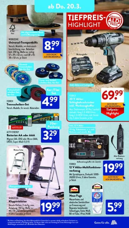 12 V Akku-Multifunktionswerkzeug