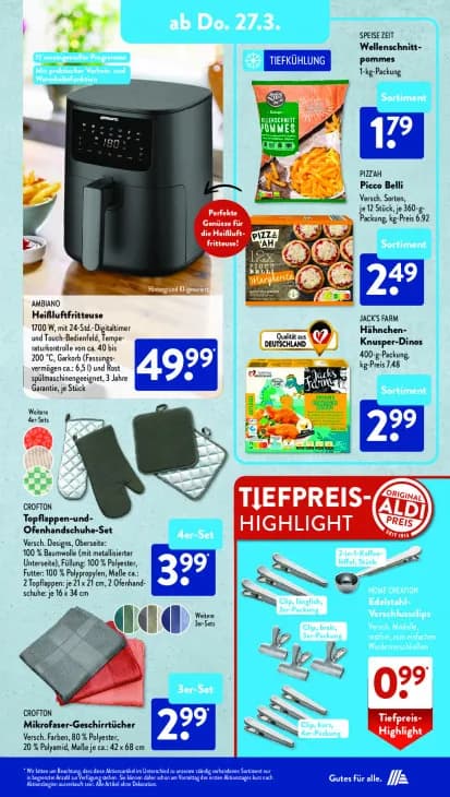 Wellenschnitt-pommes