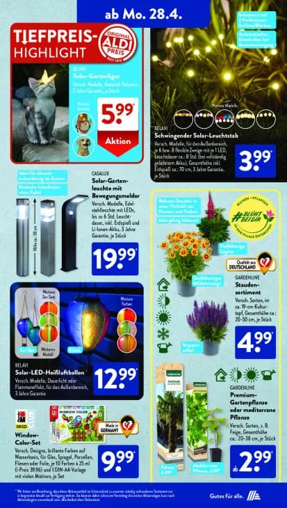 Schwingender Solar-Leuchtstab