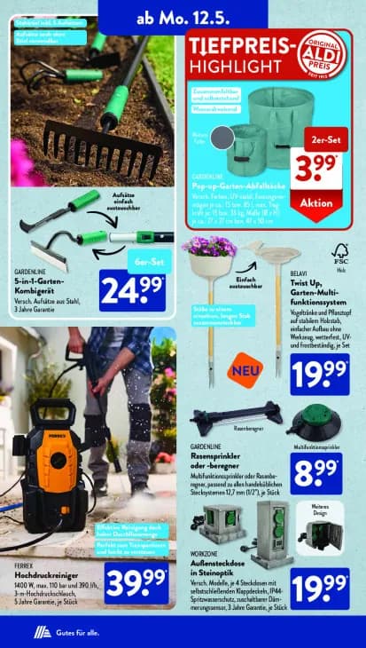 Pop-up-Garten-Abfallsäcke