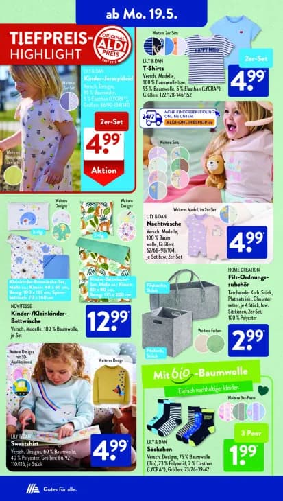 Kinder-/Kleinkinder-Bettwäsche