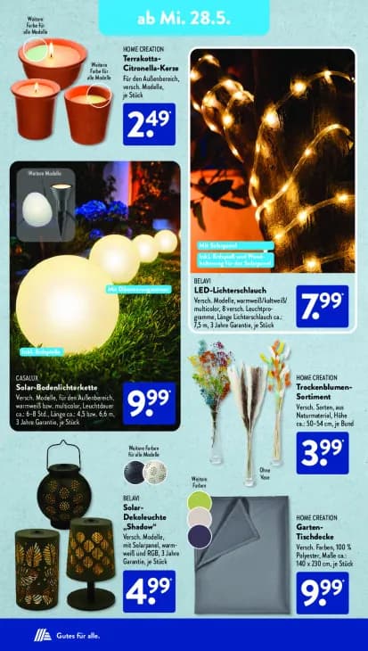 Solar-Bodenlichterkette