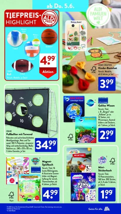 Kinderbuch mit Wissen, Quiz, Ausmalbildern und Stickern