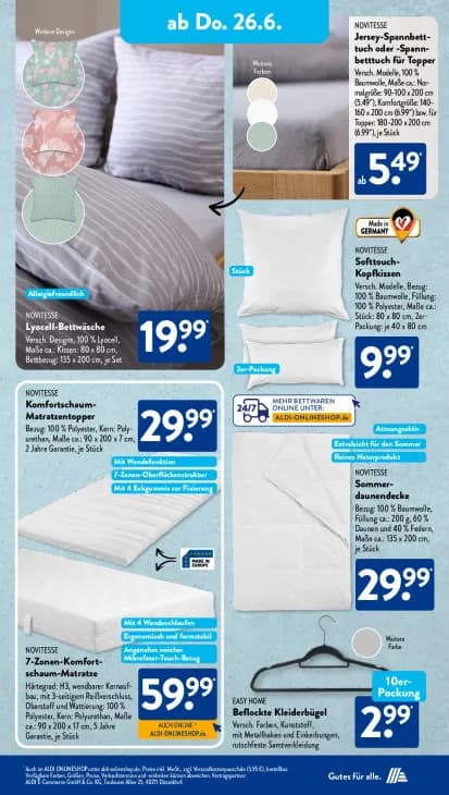 Softtouch-Kopfkissen