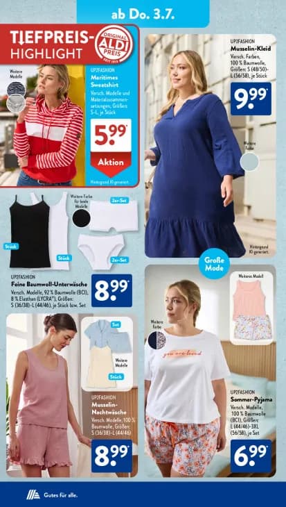 Musselin-Nachtwäsche