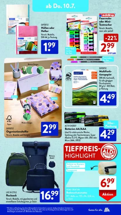 Multifunktionspapier