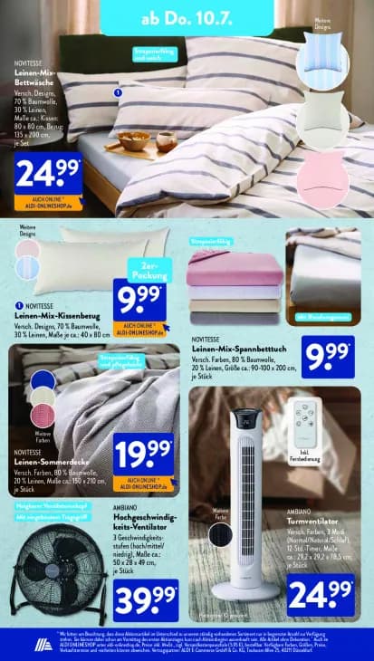 Leinen-Mix-Bettwäsche