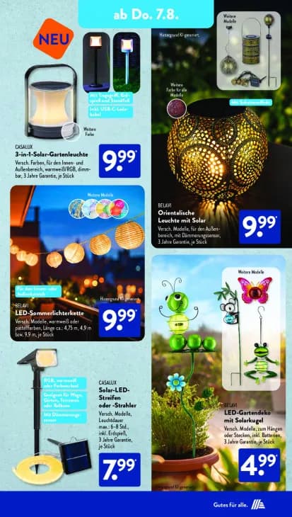 LED-Sommerlichterkette