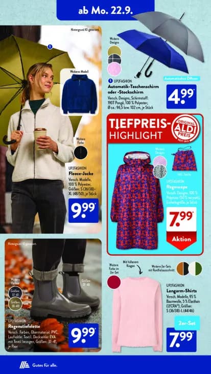 Automatik-Taschenschirm oder -Stockschirm