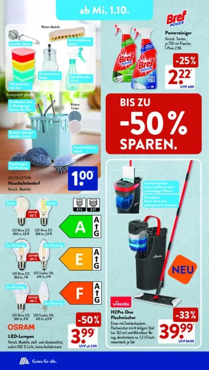 H2Pro One Flachwischer