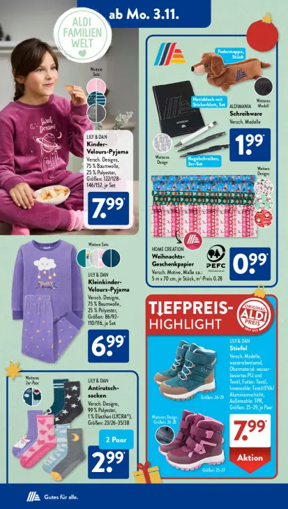 Kinder-Velours-Pyjama