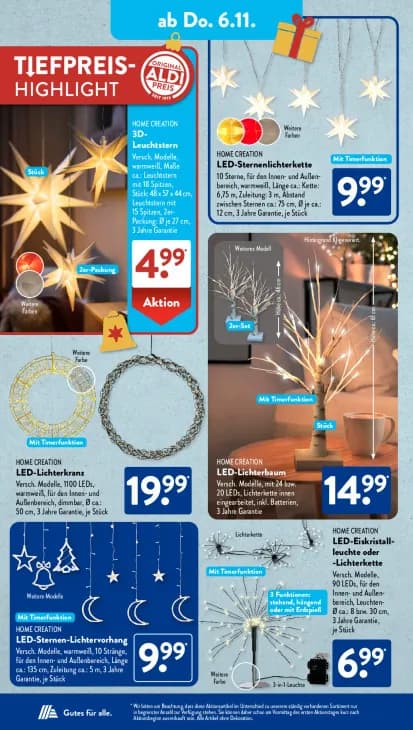 LED-Sternen-Lichtervorhang