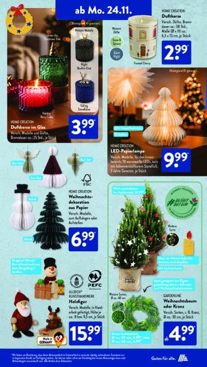 Weihnachtsdekoration aus Papier