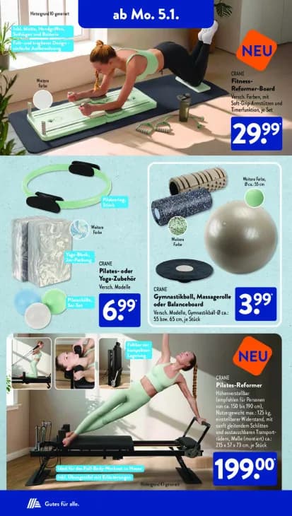 Pilates- oder Yoga-Zubehör