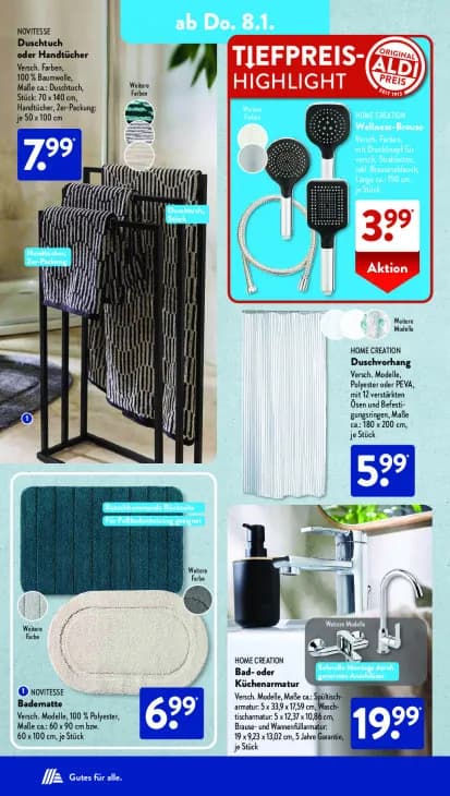 Duschtuch oder Handtücher