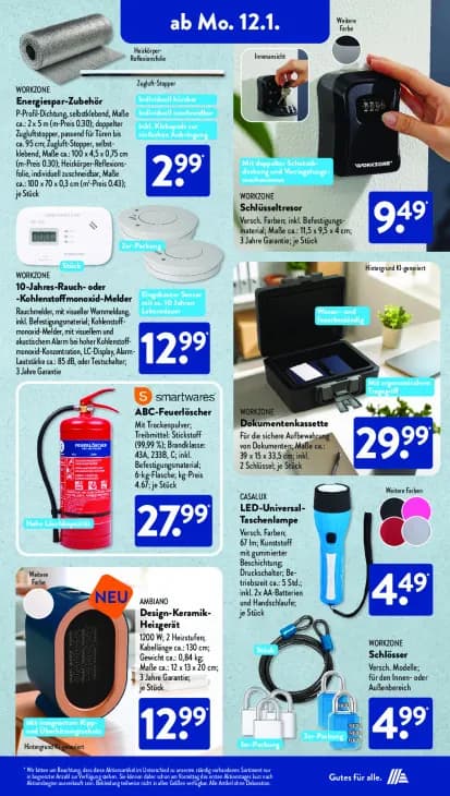 10-Jahres-Rauch- oder -Kohlenstoffmonoxid-Melder