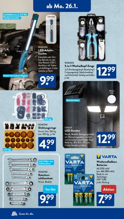 Wiederaufladbare Batterien