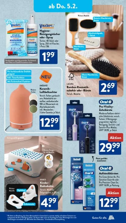 Bambus-Kosmetikzubehör oder -Bürste