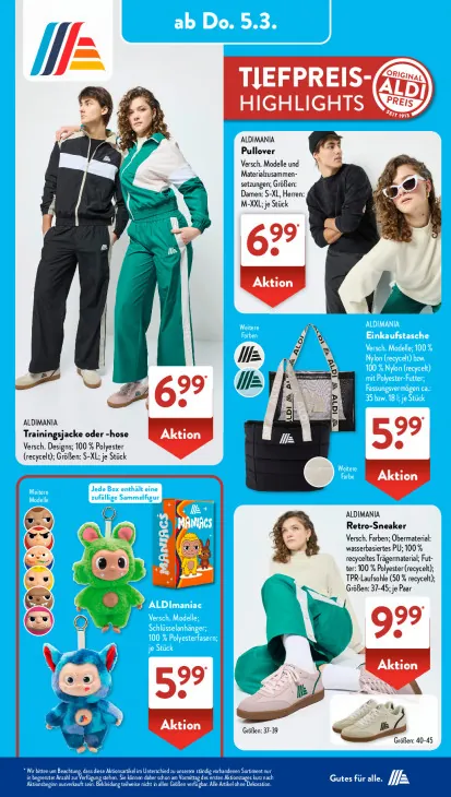 Trainingsjacke oder -hose