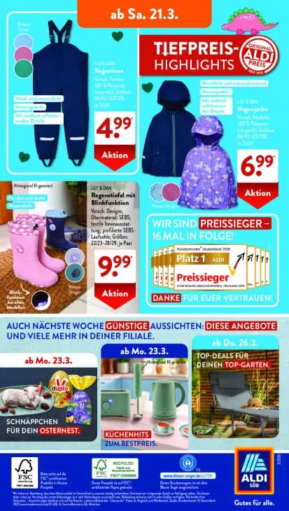 Regenstiefel mit Blinkfunktion