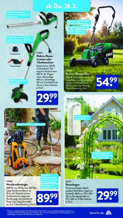 Elektro-Rasentrimmer oder -Heckenschere