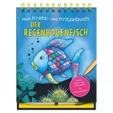 Wassermal-/ Kratzbücher, Regenbogenfisch