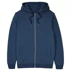 Herren Sweatjacke, Blau, M